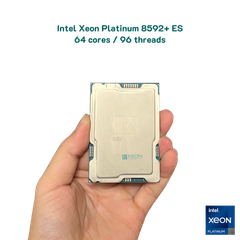  CPU Intel Xeon Platinum gen 5 8592+ ES 64 nhân 