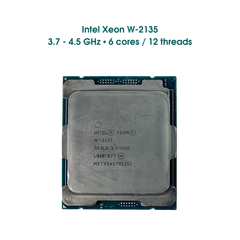 CPU Intel Xeon W-2135 