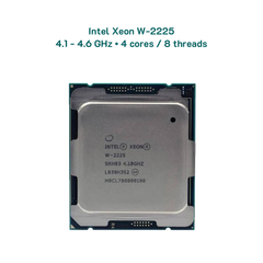  CPU Intel Xeon W-2225 