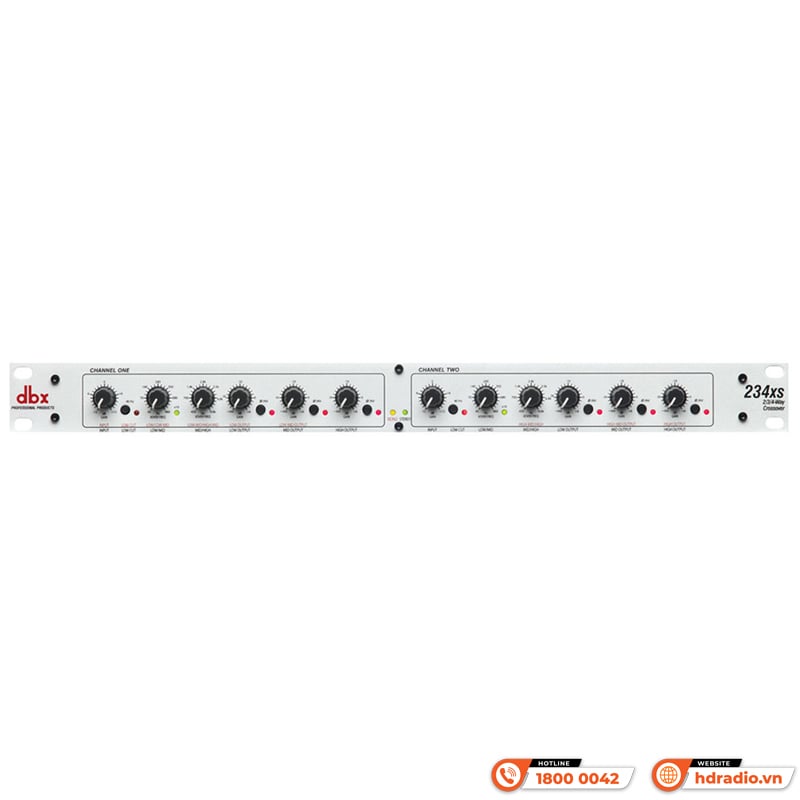 Ảnh minh họa Crossovers DBX 234XS, 2 kênh, Jack Cannon 1