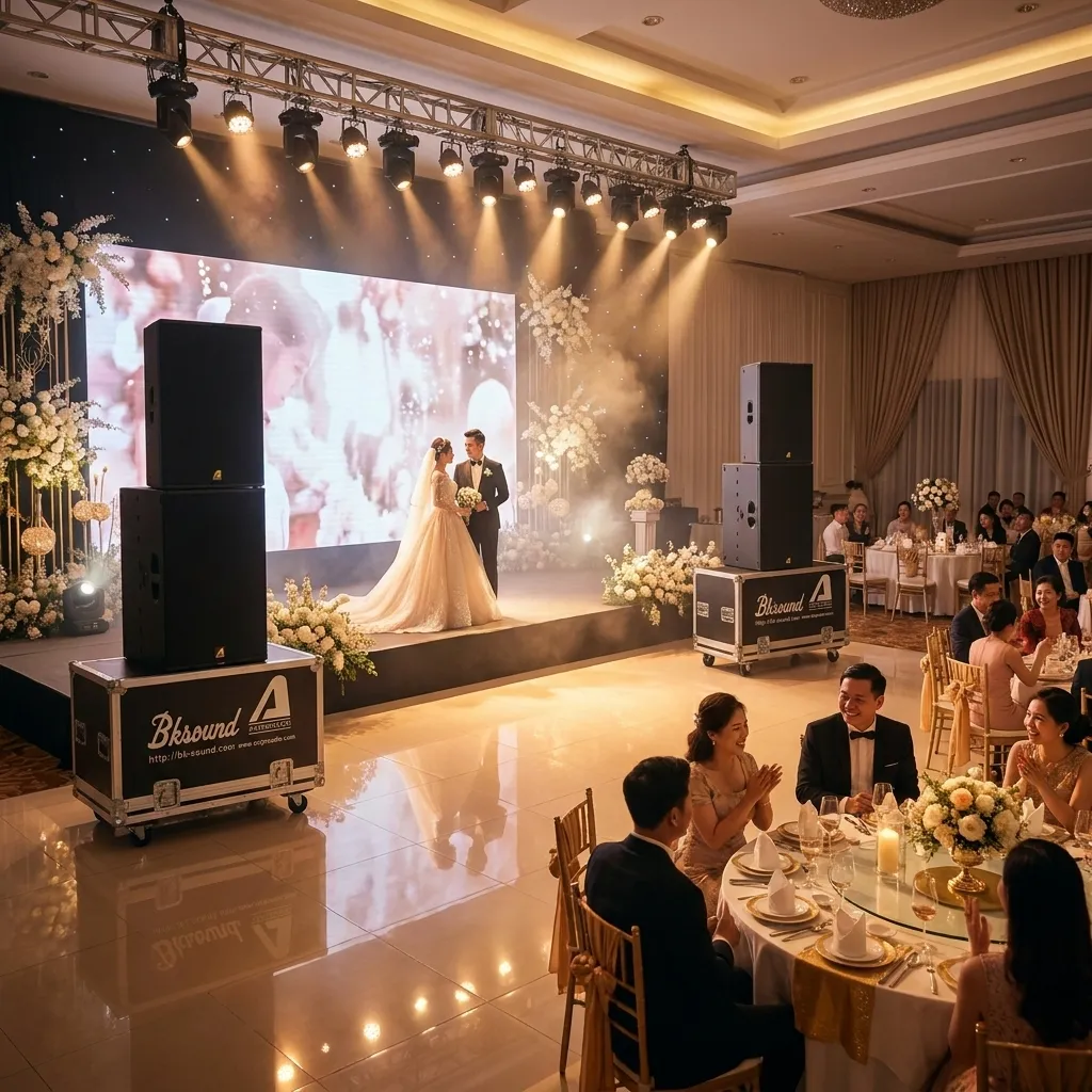 Ảnh minh họa Dàn loa hỏa tiễn hội trường, sân khấu Actpro B30 +T24N (2 full Array bass đôi 30 + 2 sub hơi Bass đôi 40, QD4.13...) 2