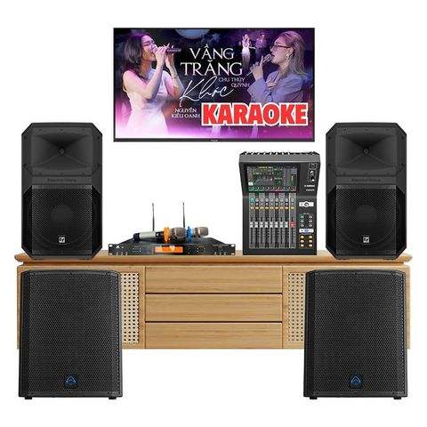 Dàn karaoke gia đình KGD115 (Electro Voice Eviva 15P)