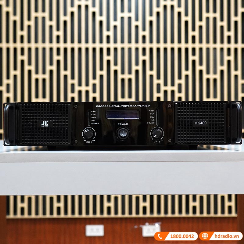 Ảnh minh họa Cục công suất JKAudio H2400, 400W x 2 Kênh, Class H 2