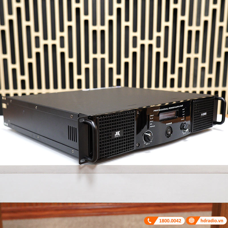 Ảnh minh họa Cục công suất JKAudio H2400, 400W x 2 Kênh, Class H 3