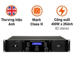  Cục công suất JKAudio H2400, 400W x 2 Kênh, Class H 