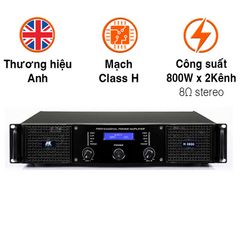  Cục Công Suất JKAudio H2800, 800W x 2 Kênh, Class H 