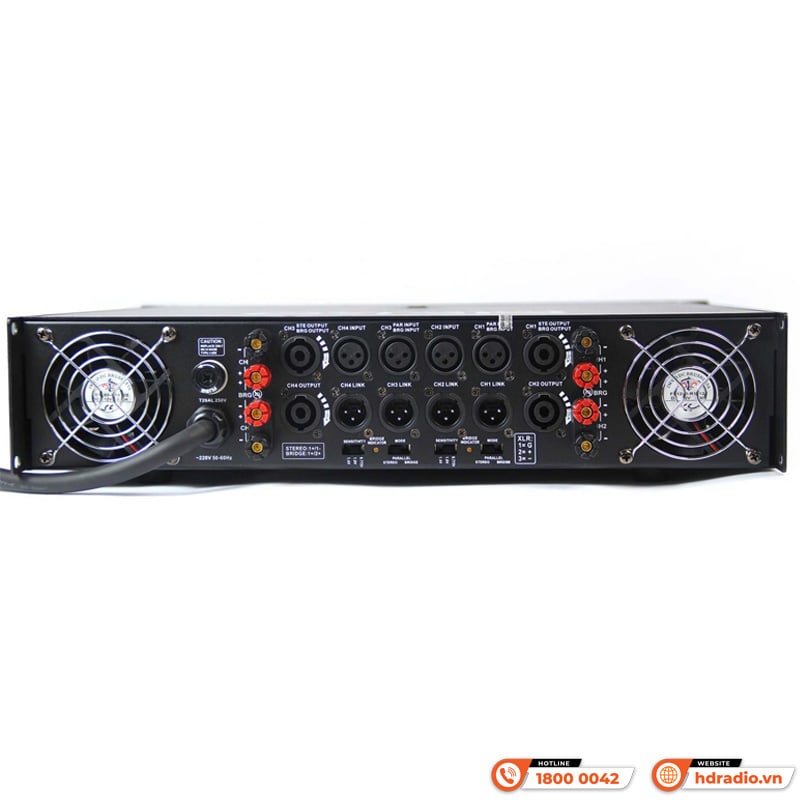 Ảnh minh họa Cục công suất NEKO AK4950, 4 kênh, 950W 2