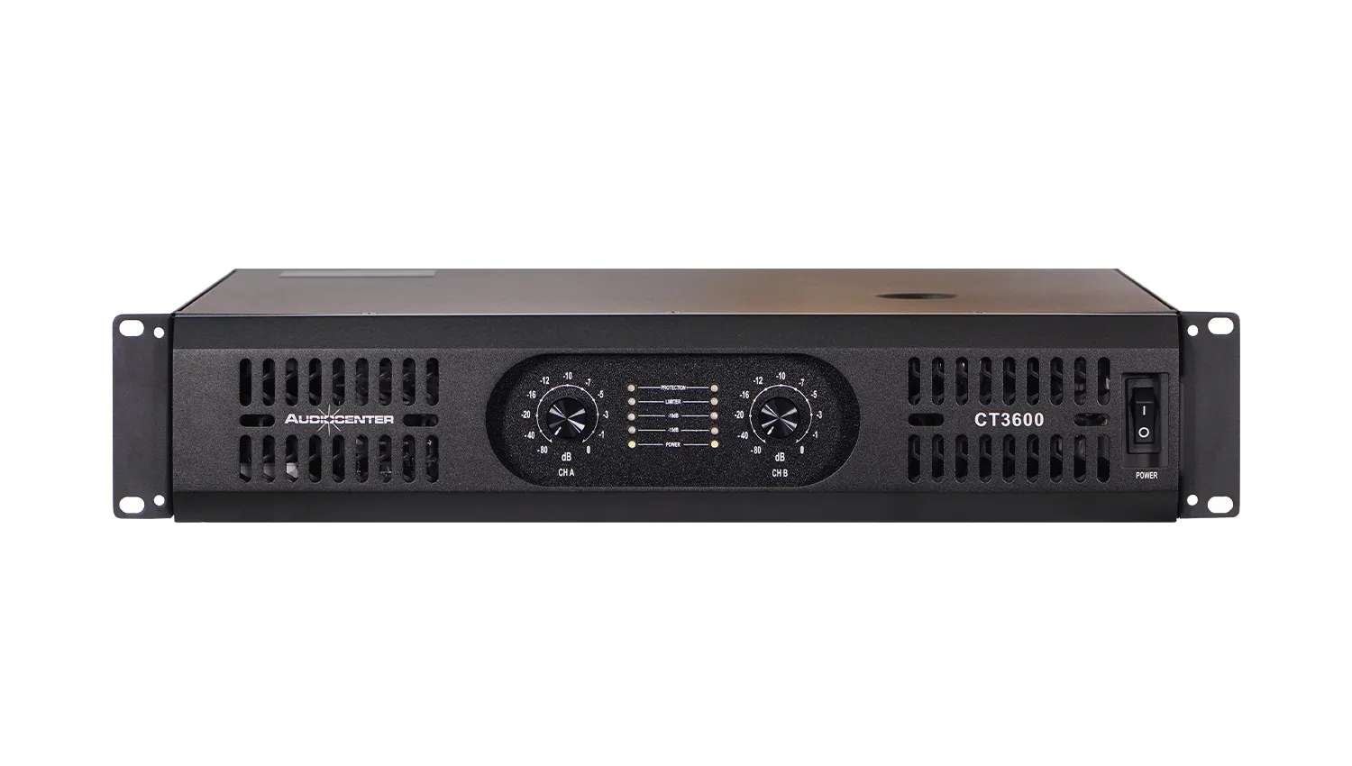 Ảnh minh họa Cục đẩy 2 kênh Audiocenter CT3600 (1200W, class H, có Bridge) 2