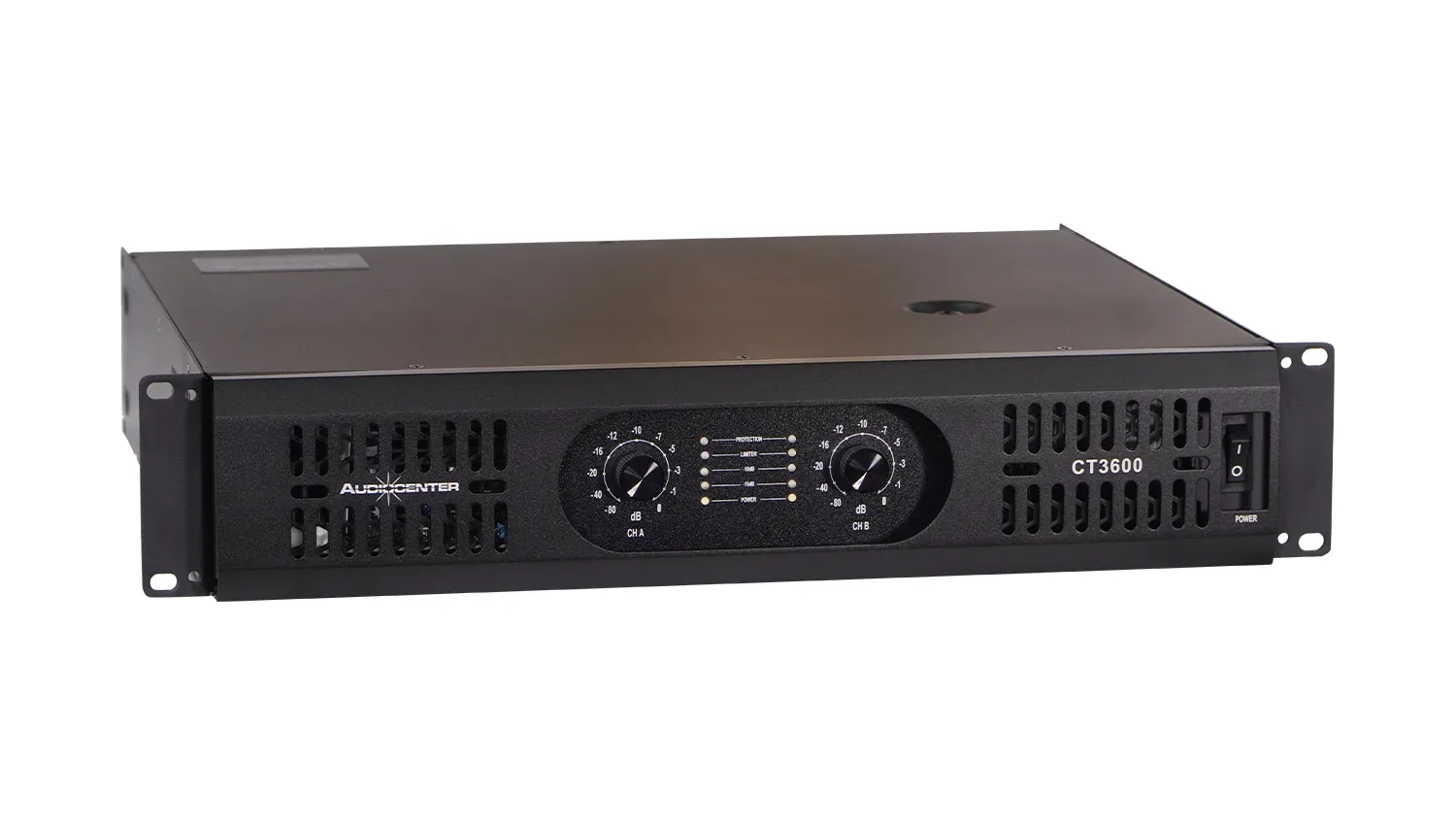 Ảnh minh họa Cục đẩy 2 kênh Audiocenter CT3600 (1200W, class H, có Bridge) 3