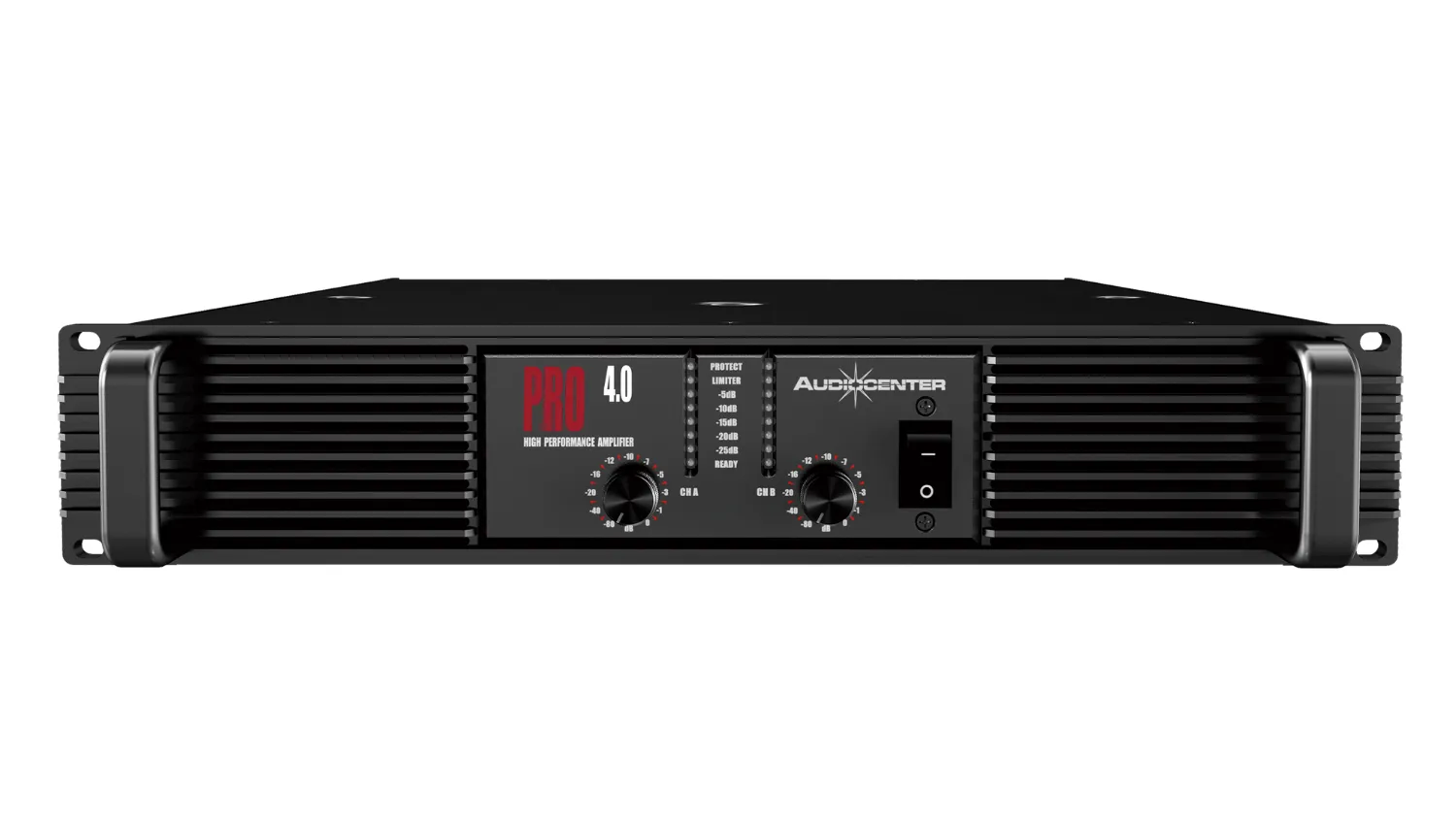 Ảnh minh họa Cục Đẩy 2 Kênh Audiocenter PRO4.0 (400W, Class H+, Có Bridge) 1