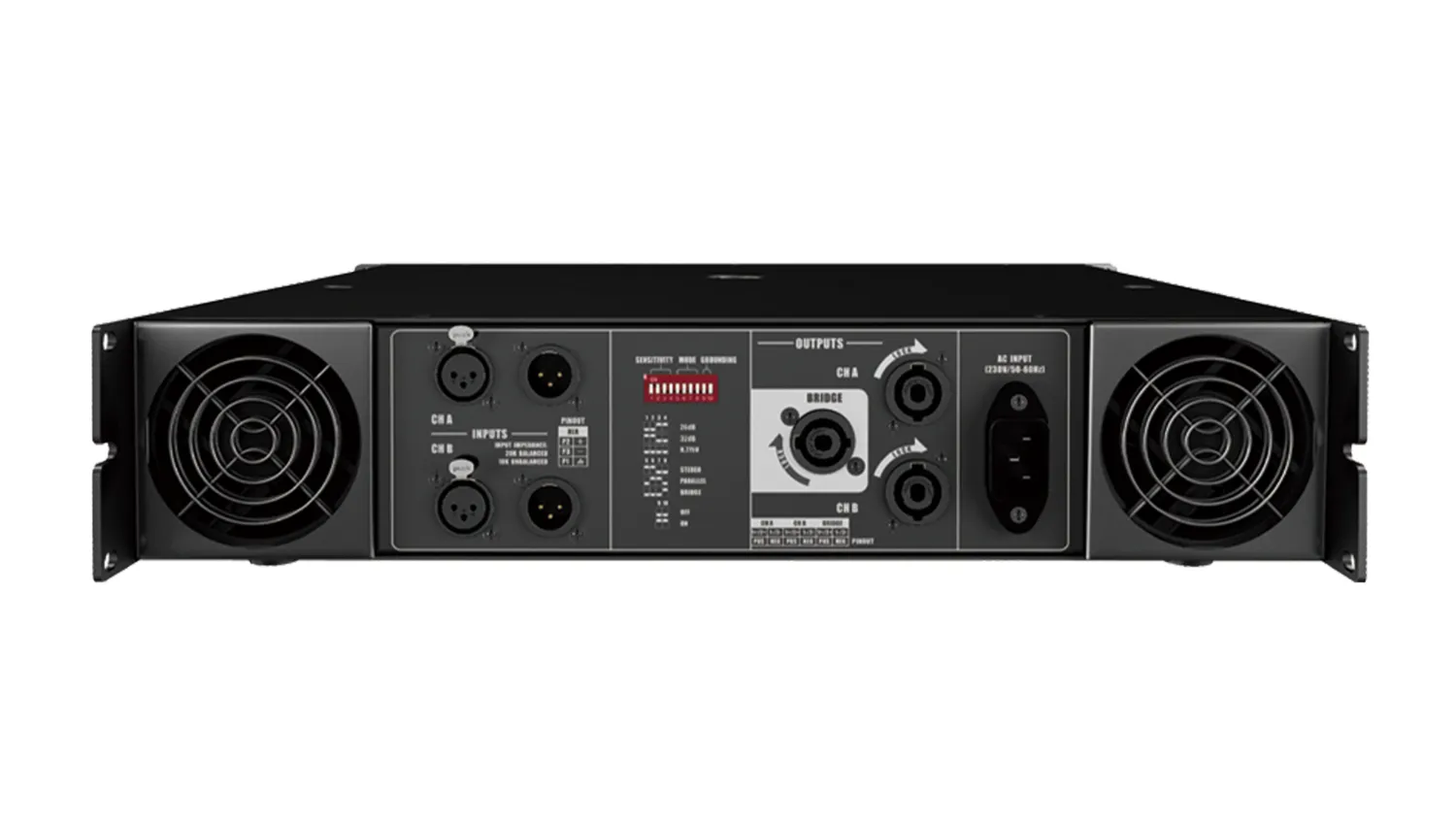 Ảnh minh họa Cục Đẩy 2 Kênh Audiocenter PRO4.0 (400W, Class H+, Có Bridge) 2
