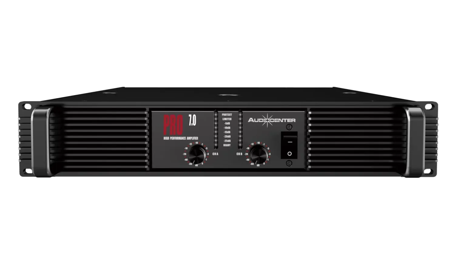 Ảnh minh họa Cục Đẩy 2 Kênh Audiocenter PRO7.0 (700W, Class H+, Có Bridge) 1