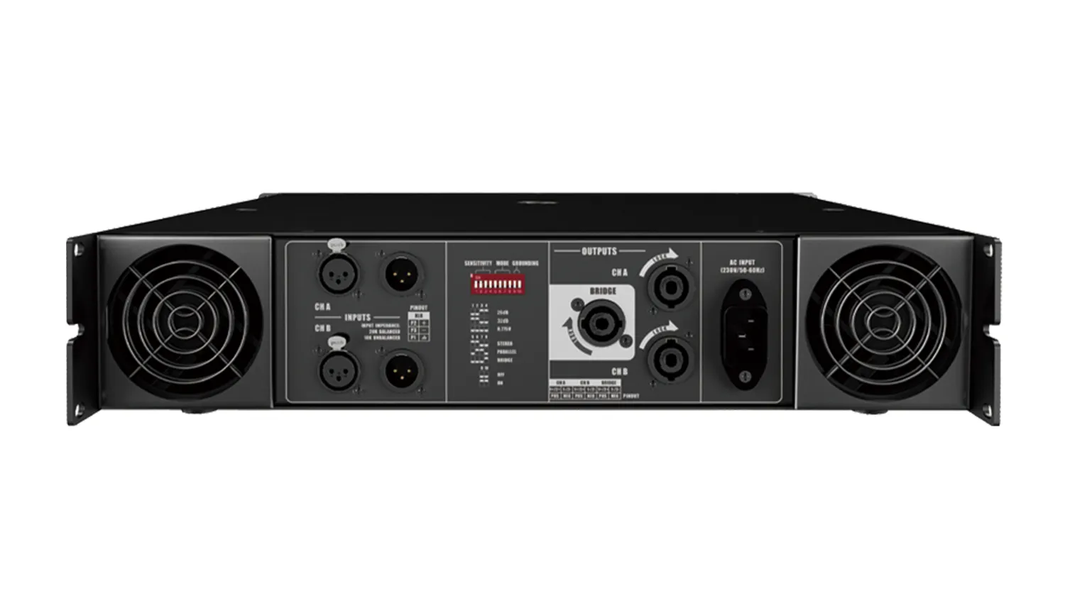 Ảnh minh họa Cục Đẩy 2 Kênh Audiocenter PRO7.0 (700W, Class H+, Có Bridge) 2