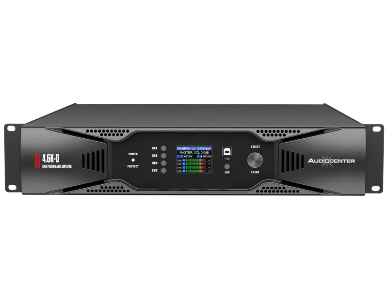 Ảnh minh họa Cục đẩy 4 kênh Audiocenter D4.6K-D (Dante, Class D, Có Bridge) 2
