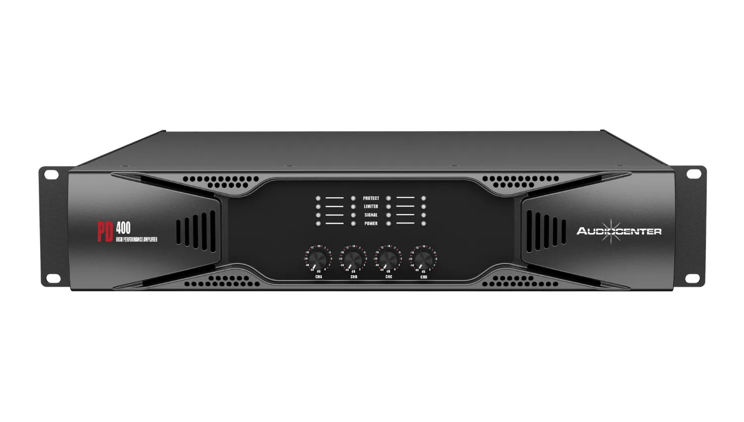 Ảnh minh họa Cục Đẩy 4 Kênh Audiocenter PD400 (400W 8ohm Stereo, Có Bridge) 2