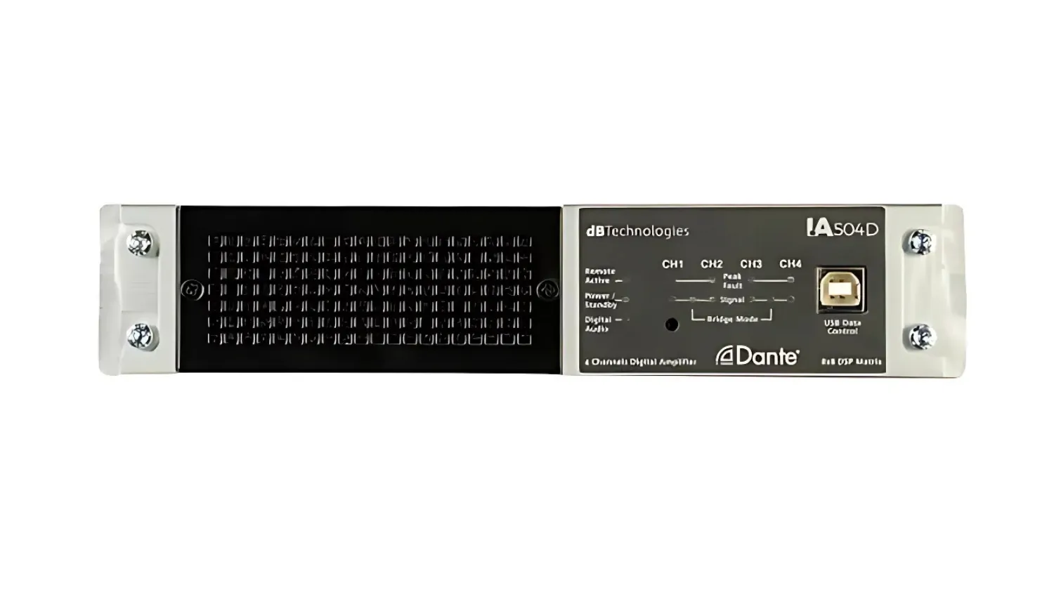 Ảnh minh họa Cục đẩy 4 kênh dBTechnologies IA504D (180W, Class D, Có Bridge, Dante) 2