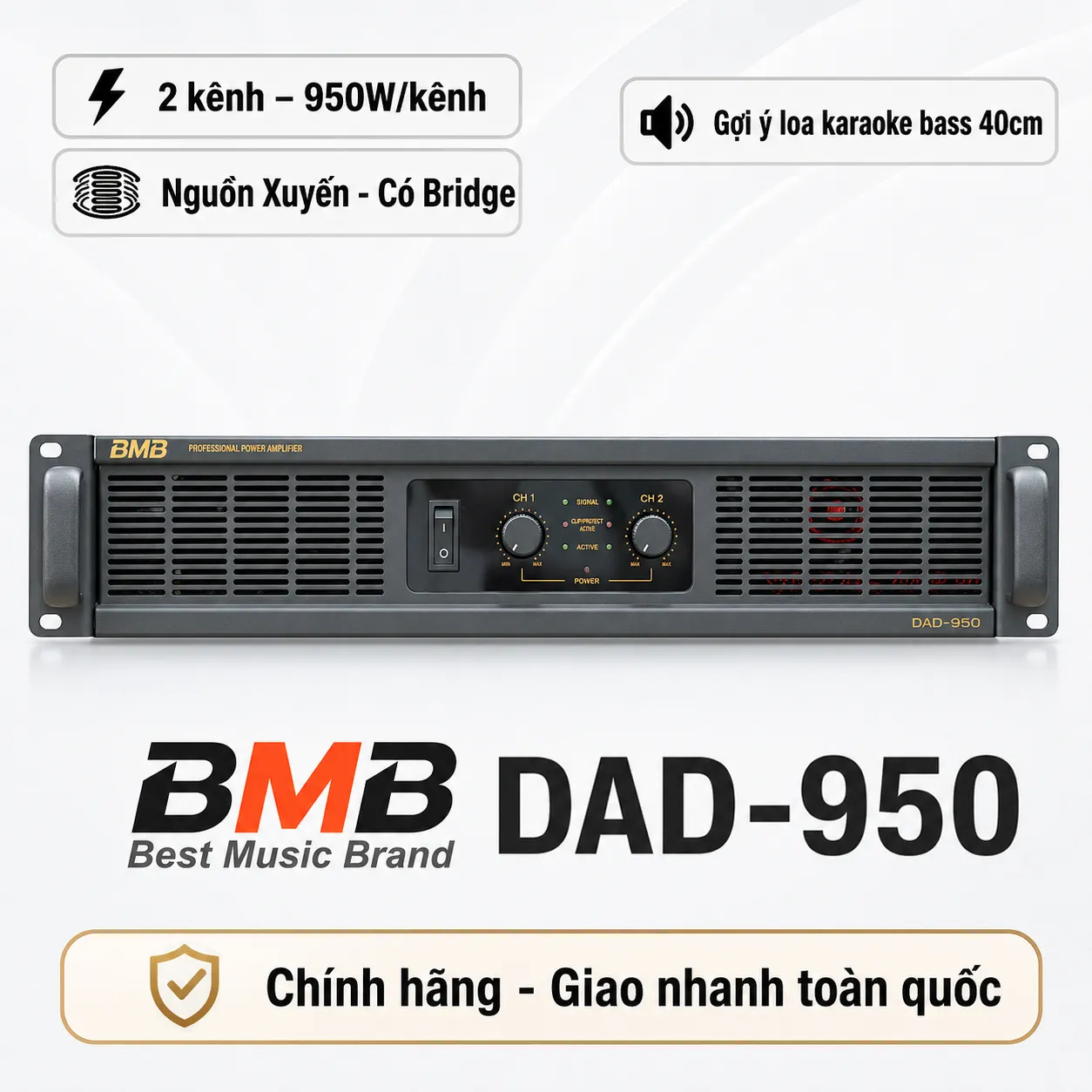 Ảnh minh họa Cục đẩy BMB DAD 950 1