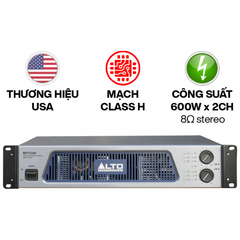  Cục đẩy công suất 2 kênh Alto MP 2500 (Nguồn xung, Class H, 600W) 