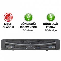  Cục đẩy công suất 2 kênh APP MZ-106 (Nguồn xuyến, Class H, 1000W) 