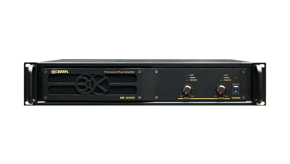Ảnh minh họa Cục đẩy công suất 2 kênh BIK VM 1020A (Nguồn xuyến, Class H, 1000W) 2