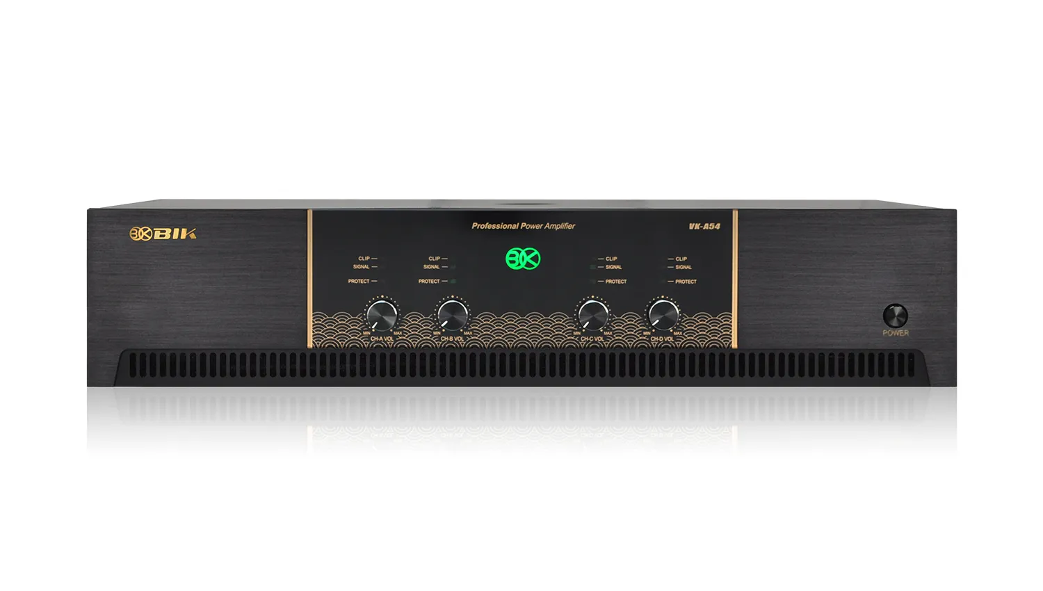 Ảnh minh họa Cục đẩy công suất 4 kênh BIK VK-A54 (600W - New 2026) 2