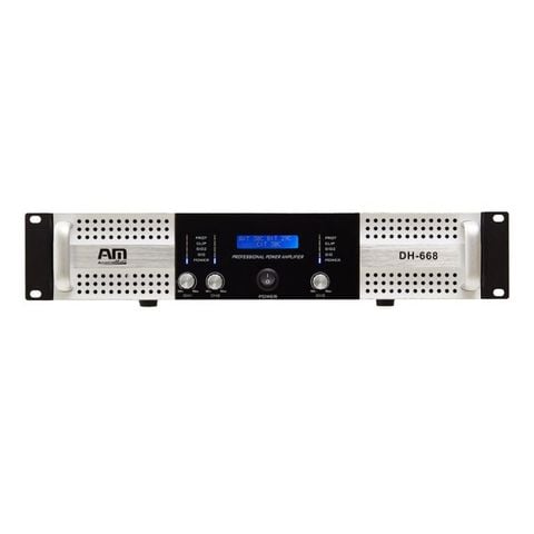 Cục đẩy công suất AM DH668, 600w x2 kênh + 800w x1 Kênh