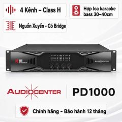  Cục đẩy công suất Audiocenter PD1000 (4 kênh, 1000W, Class H) 