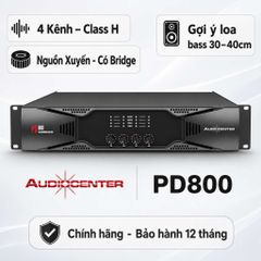  Cục đẩy công suất Audiocenter PD800 (4 kênh, 800W, Class H) 