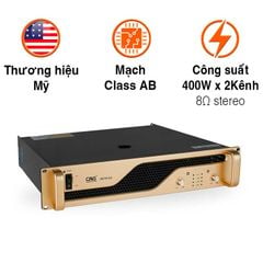 Cục Đẩy Công Suất CAVS ZM2500 Gold, 400W x2 Kênh, Class AB 