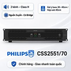  Cục đẩy công suất Philips CSS2551/70 (2 kênh, 800W, Class H) 