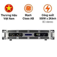  Cục Đẩy Kiwi KA5000, 500W x 2 Kênh 