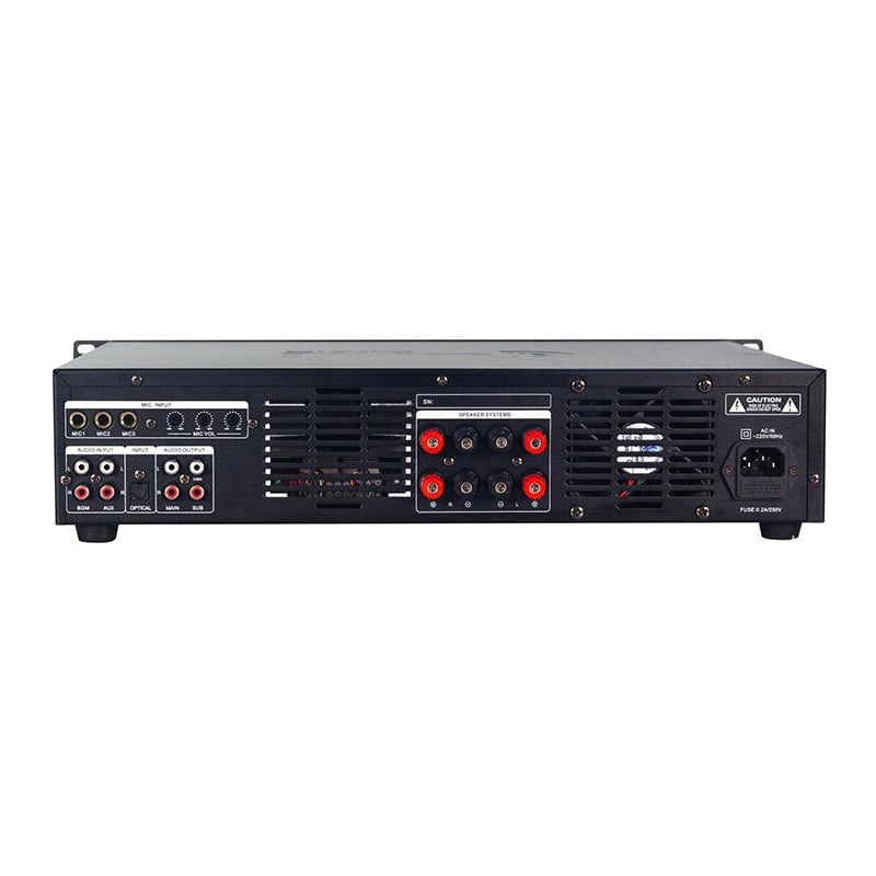 Ảnh minh họa Cục Đẩy Liền Vang Kiwi PD8400, 400W x2 Kênh, Bluetooth, Optical 2