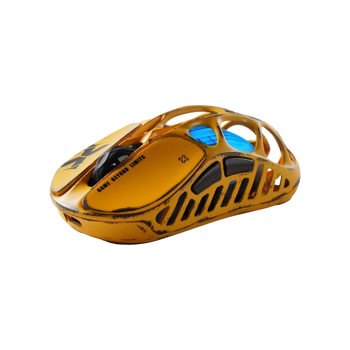Ảnh minh họa GravaStar Mercury X Pro Chuột gaming không dây Special Edition Battle Worn Yellow 2