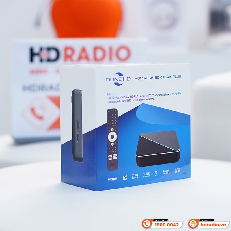 Ảnh minh họa Đầu Dune HD Homatics Box R 4K Plus, Android 11, Phát 4Kp60 Dolby Vision và HDR10+ 1
