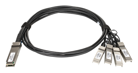 D-link Dem-cb100q28-4s28 – Cáp Dac Qsfp28 100g To 4×sfp28 25g 1m