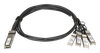 D-link Dem-cb100q28-4s28 – Cáp Dac Qsfp28 100g To 4×sfp28 25g 1m