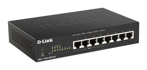 D-link Dgs-1100-08plv2 – Switch Smart Managed Gigabit Poe 8 Cổng
