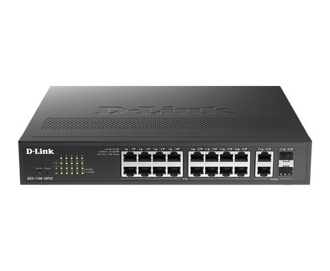 D-link Dgs-1100-18pv2 – Switch Gigabit Poe+ Smart Managed 18 Cổng