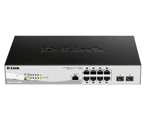 D-Link DGS-1210-10P/ME – Switch Gigabit PoE Metro Ethernet 10 Cổng