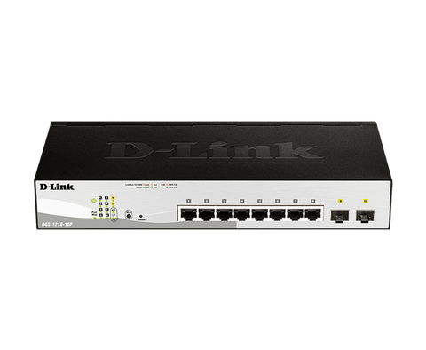 D-Link DGS-1210-10P – Switch Gigabit Smart Managed PoE 10 Cổng