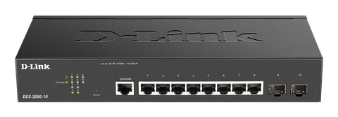 D-Link DGS-2000-10 – Switch Gigabit Managed 8 Port với 2 cổng SFP