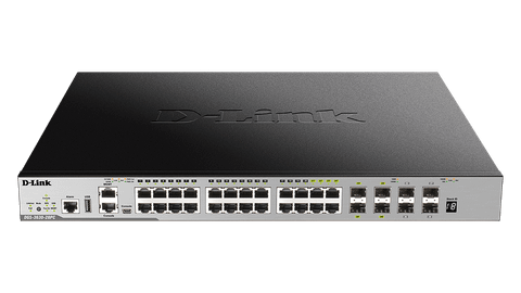 D-Link DGS-3630-28PC – Switch Layer 3 Stackable Managed 28 Port PoE+
