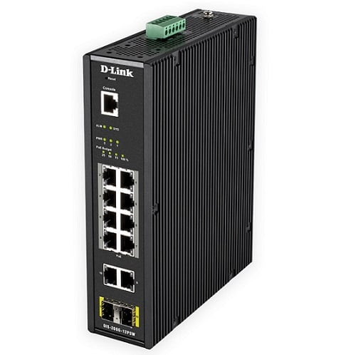 D-Link DIS-200G-12PSW – Switch công nghiệp Gigabit Smart Managed PoE