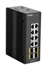  D-Link DIS-300G-12SW – Switch công nghiệp Gigabit Managed 12 cổng SFP 