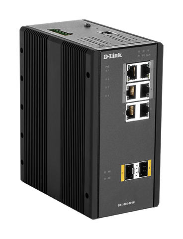 D-Link DIS-300G-8PSW – Switch công nghiệp Gigabit Managed PoE 8 cổng