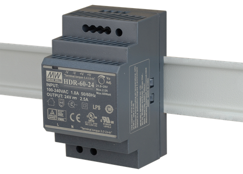 D-Link DIS-H60-24 – Bộ nguồn 60W 24VDC DIN Rail cho switch công nghiệp