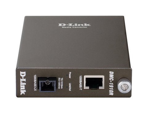 D-Link DMC-1910R – Bộ chuyển đổi quang Gigabit Single-Mode