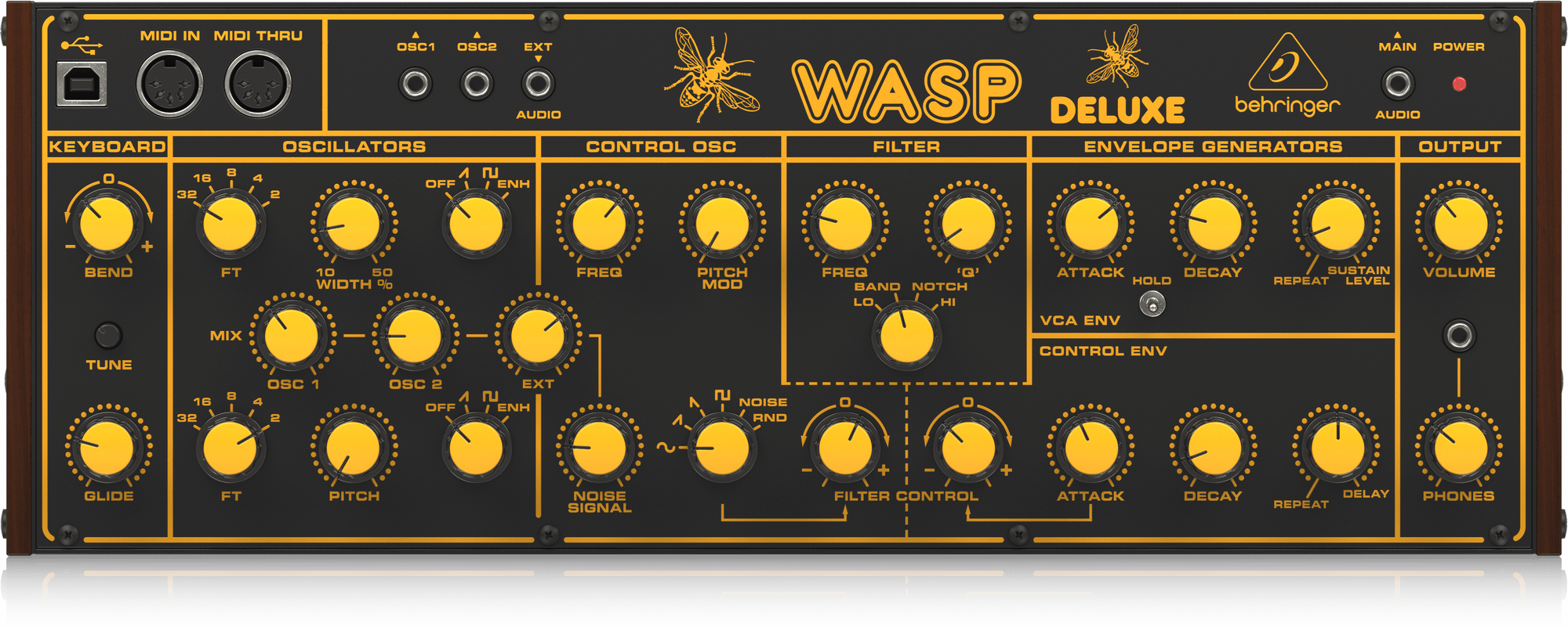 Hybrid Synthesizer Behringer WASP DELUXE, Synthesizers Behringer WASP DELUXE