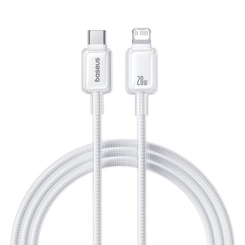 Cáp Baseus Crystal-Clear PD 20W | Bảo Vệ 2 Lớp & Sạc Nhanh iPhone