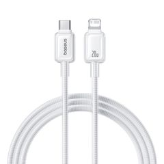  Cáp Baseus Crystal-Clear PD 20W | Bảo Vệ 2 Lớp & Sạc Nhanh iPhone 